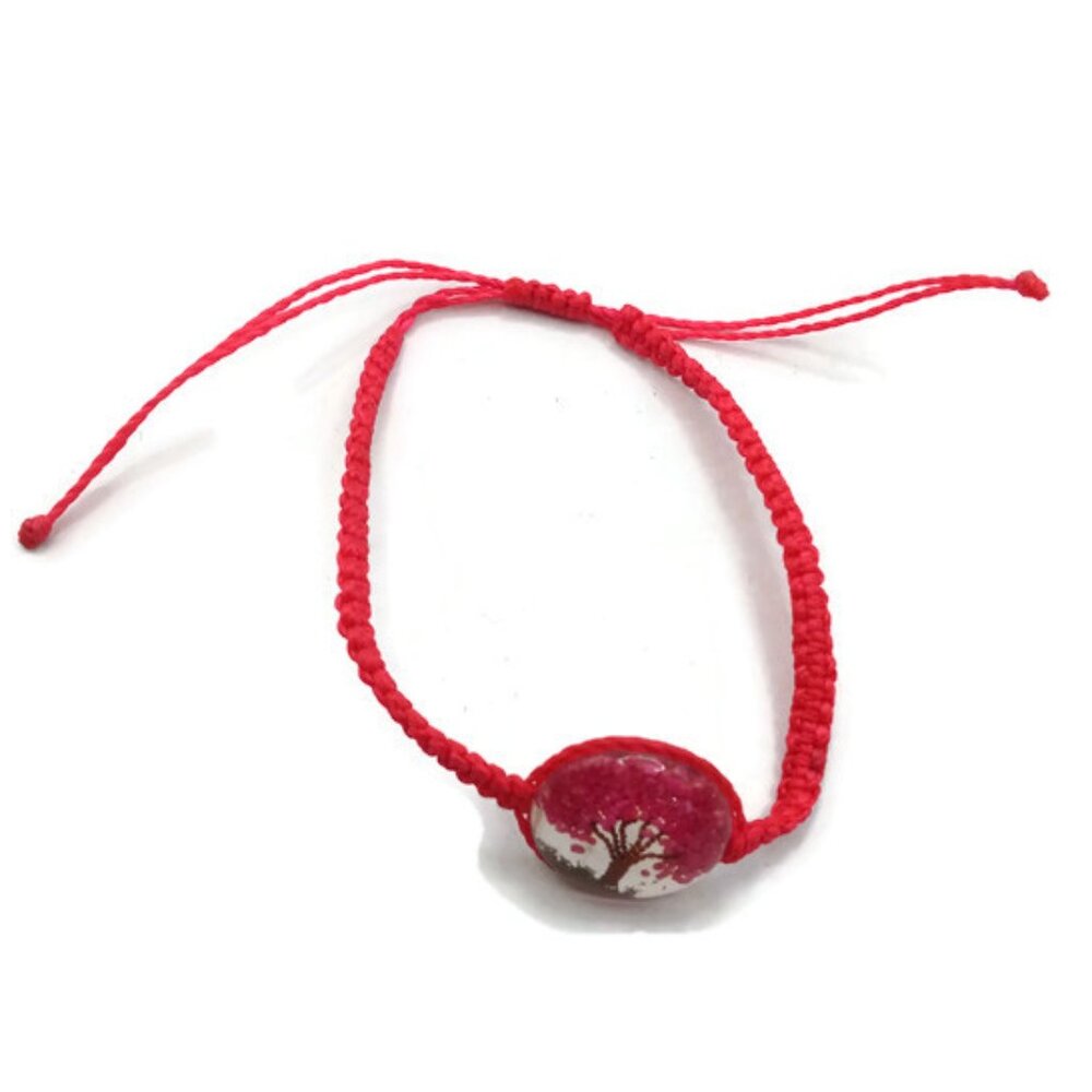 Unisex Tree of Life Bracelet in Macramé Thread Spiritual Amulet